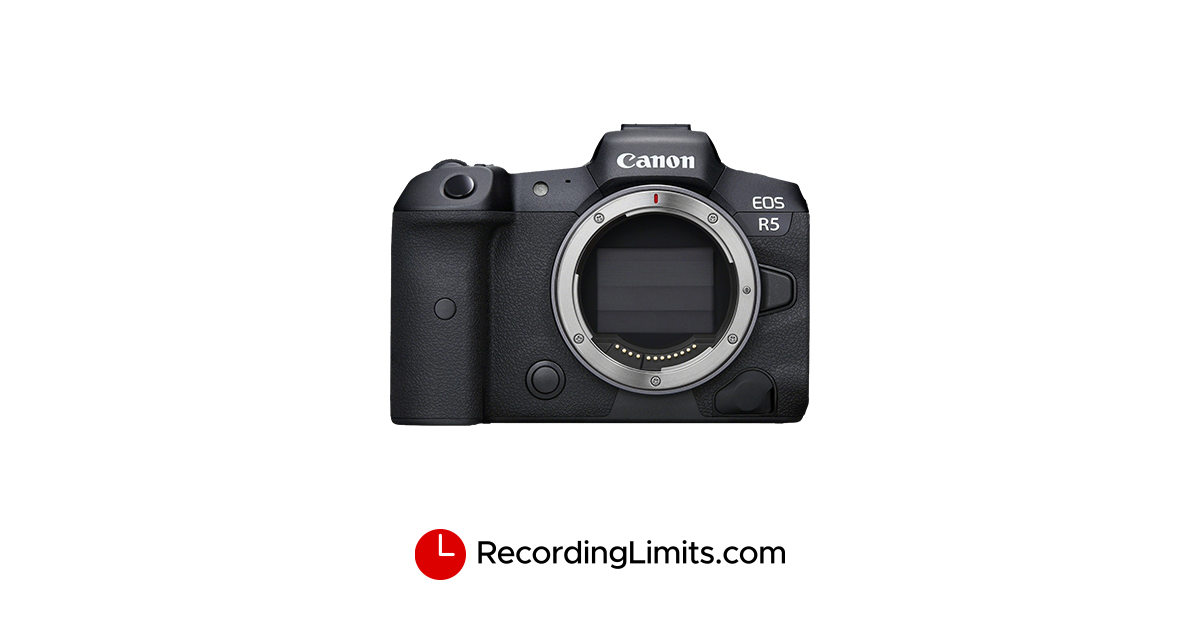 canon r5c video recording limit