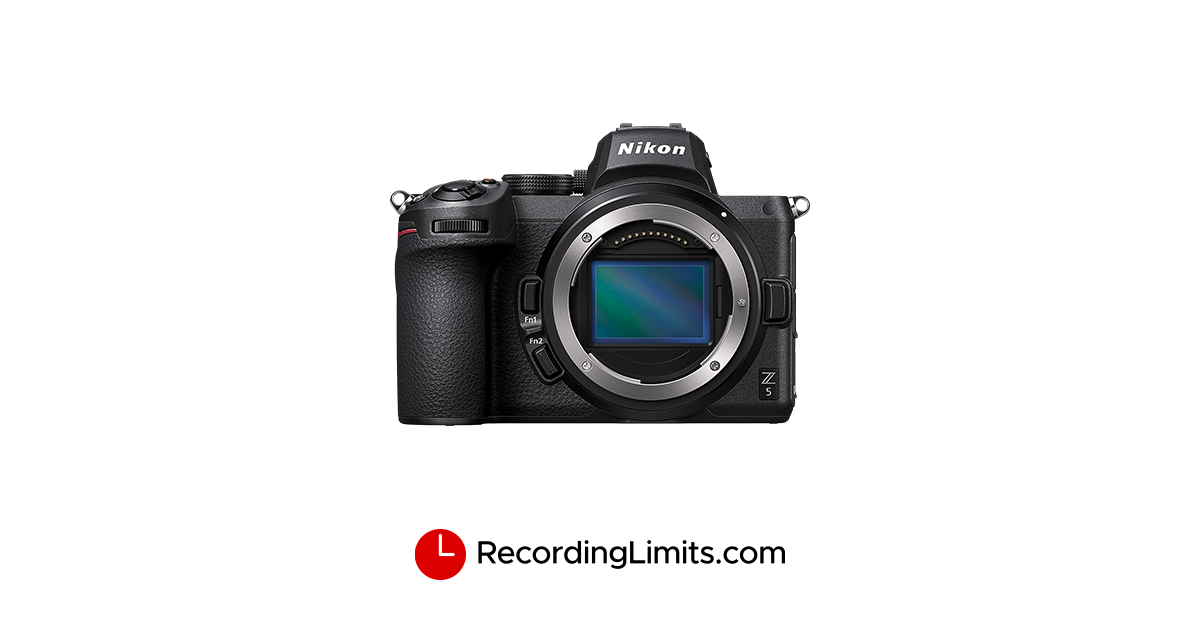 nikon z5 recording limit