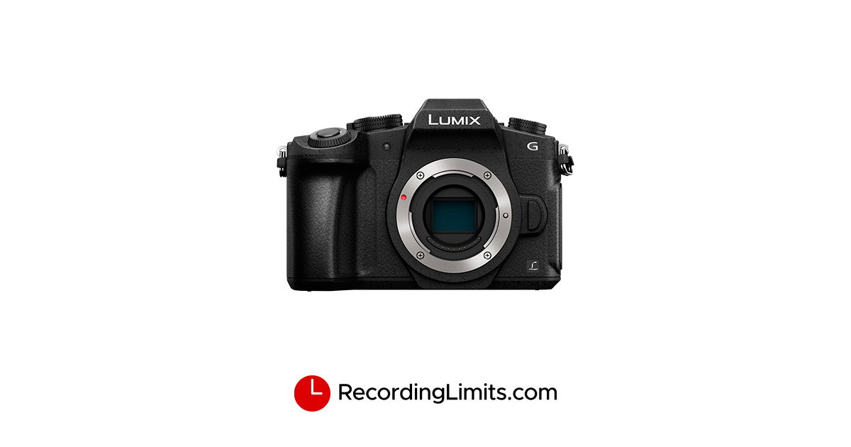 Panasonic LUMIX G85 Video Recording Limits