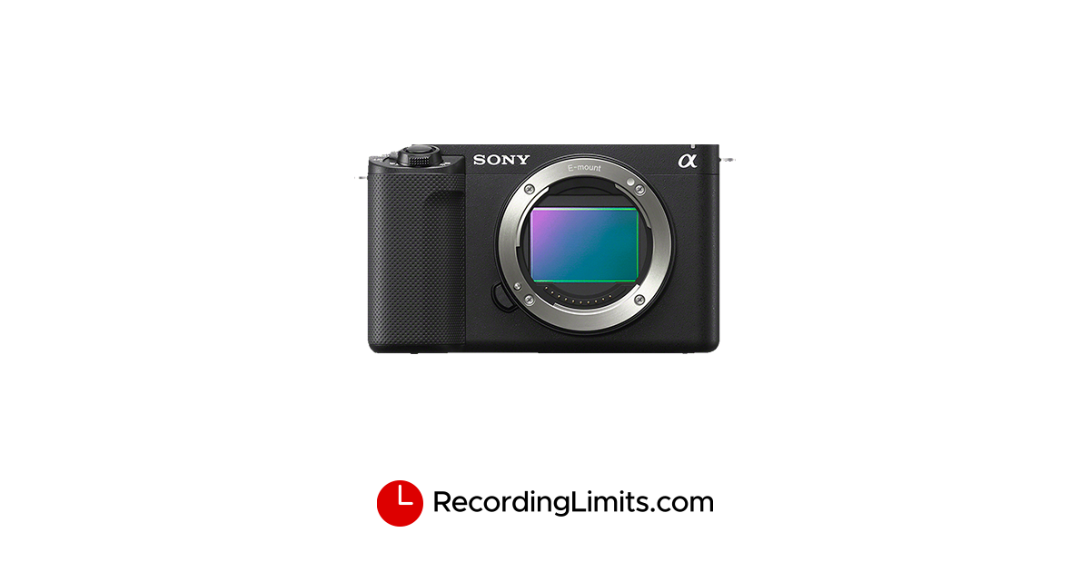 sony zv1 record limit